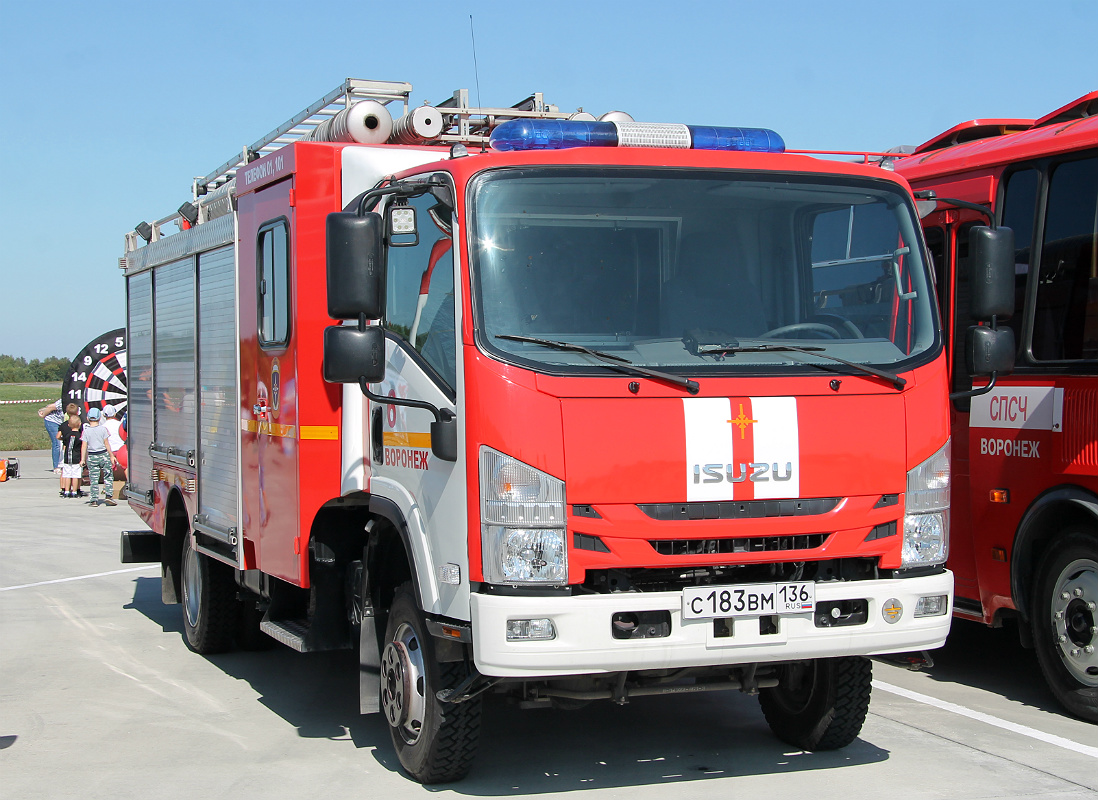 Воронежская область, № С 183 ВМ 136 — Isuzu NPS75 [Z7X]