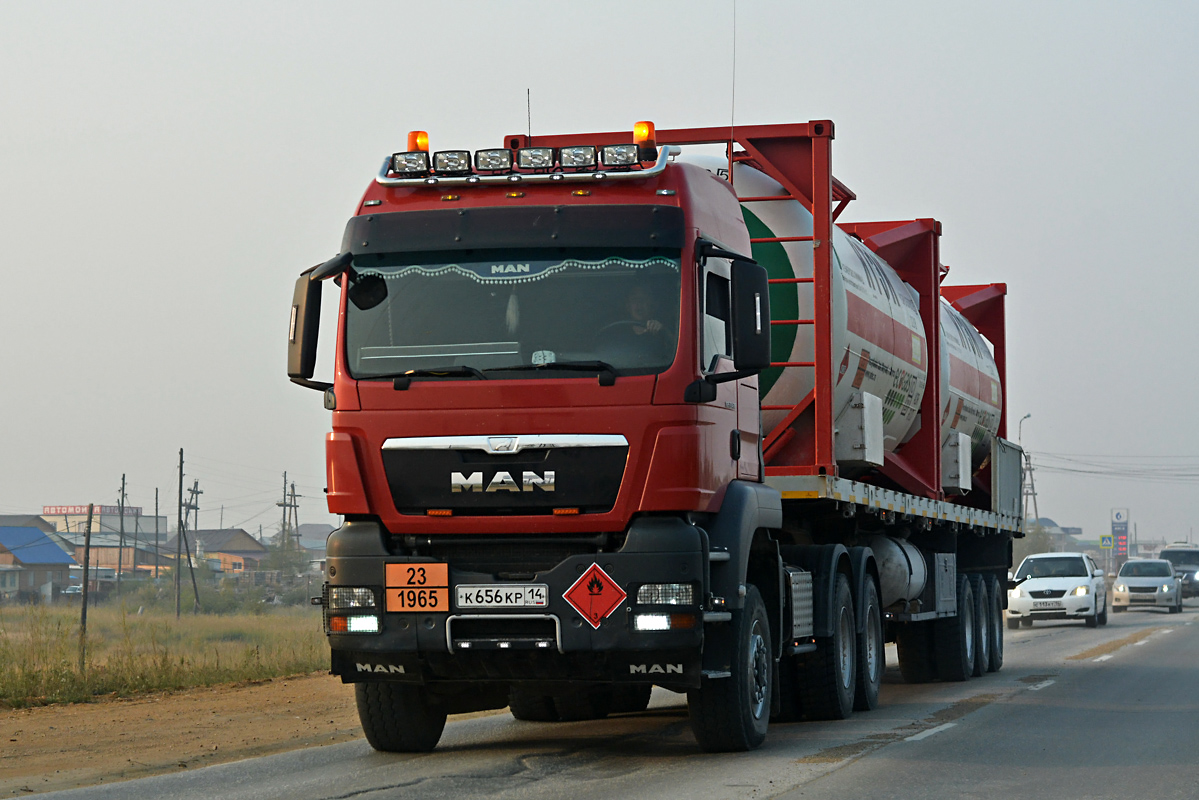 Саха (Якутия), № К 656 КР 14 — MAN TGS 33.430