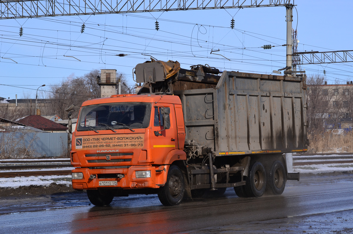 Волгоградская область, № А 101 ТЕ 134 — КамАЗ-65115-N3(78)