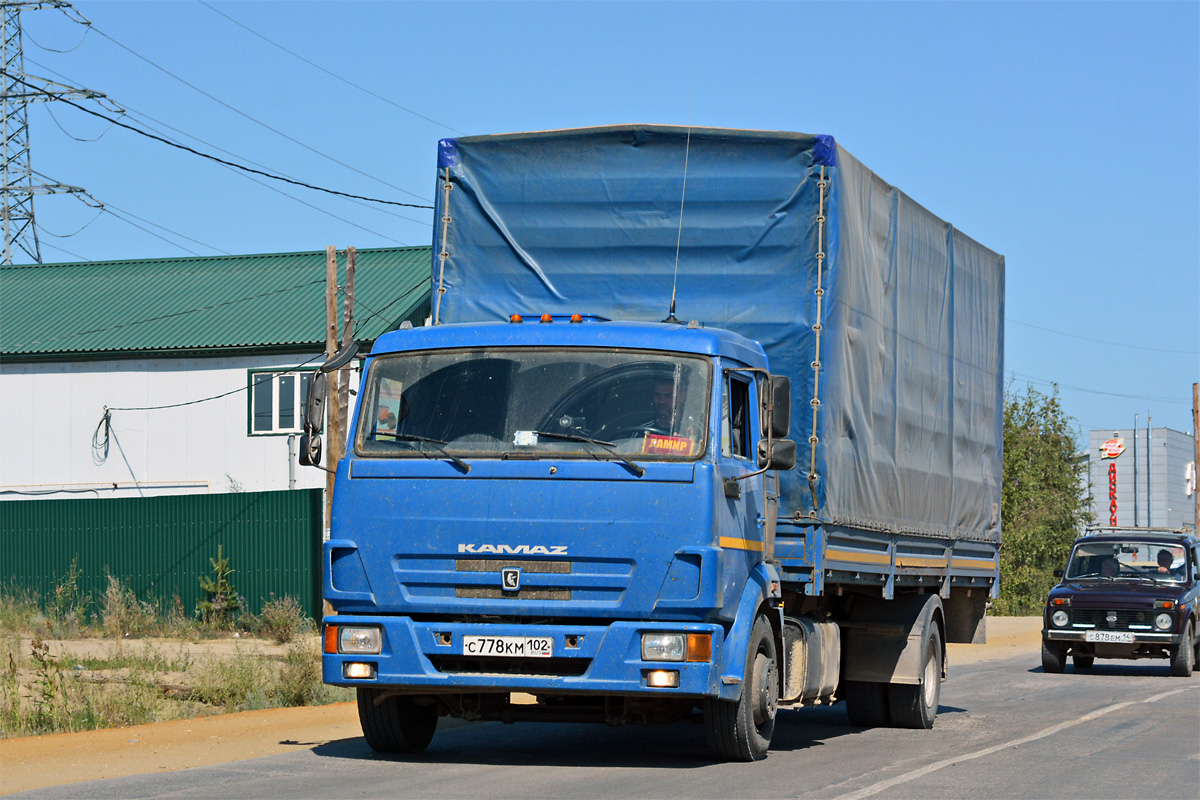 Ульяновская область, № С 778 КМ 102 — КамАЗ-5308-D3(97)