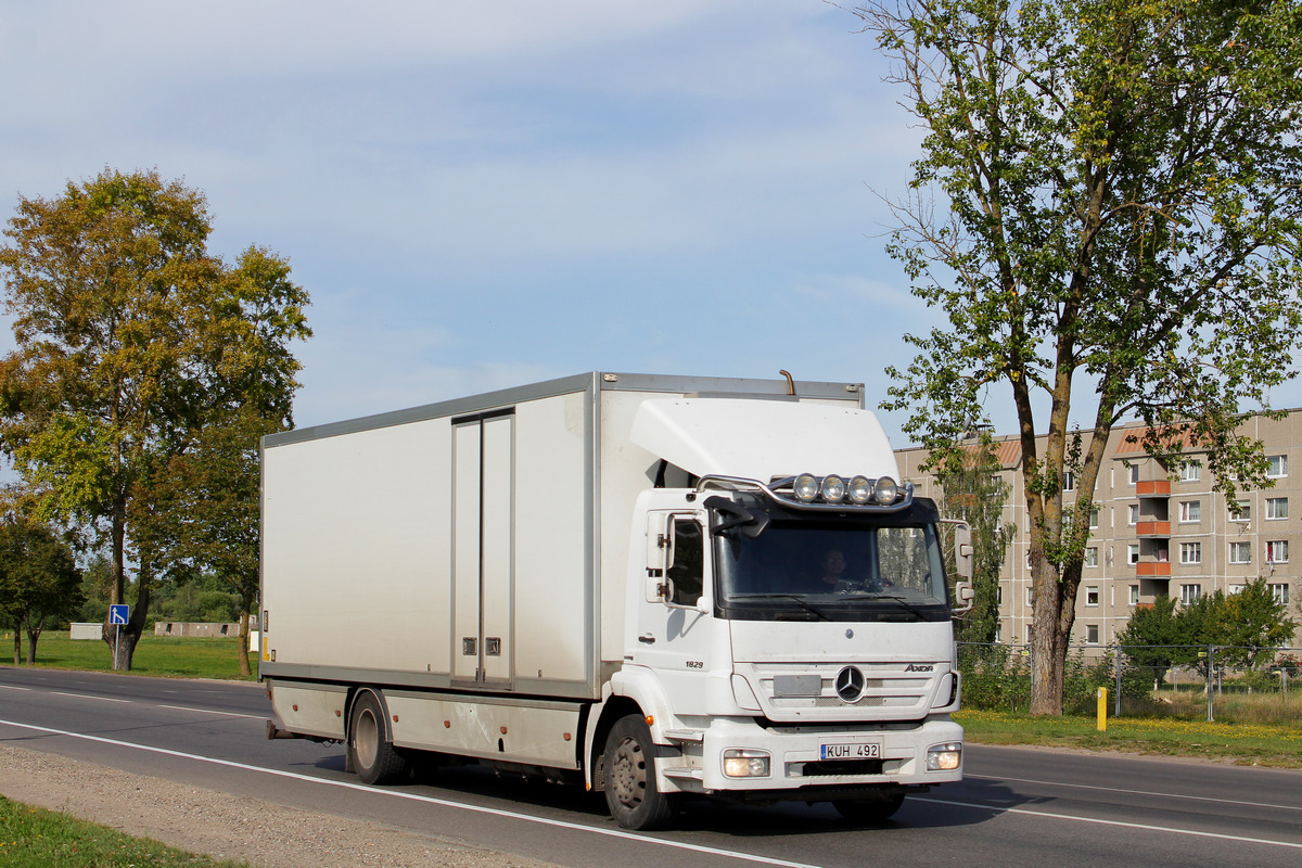 Литва, № KUH 492 — Mercedes-Benz Axor 1829