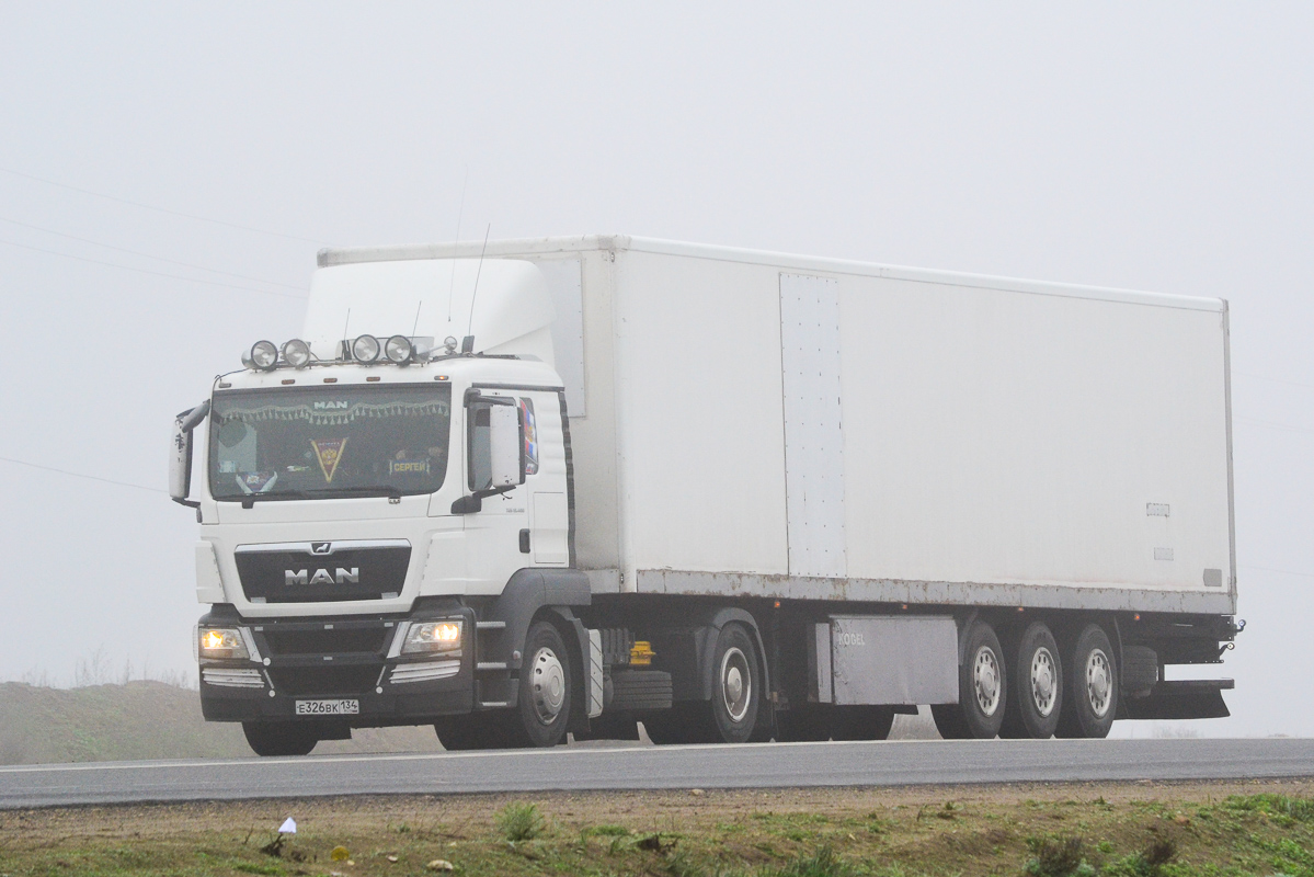Волгоградская область, № Е 326 ВК 134 — MAN TGS 19.400