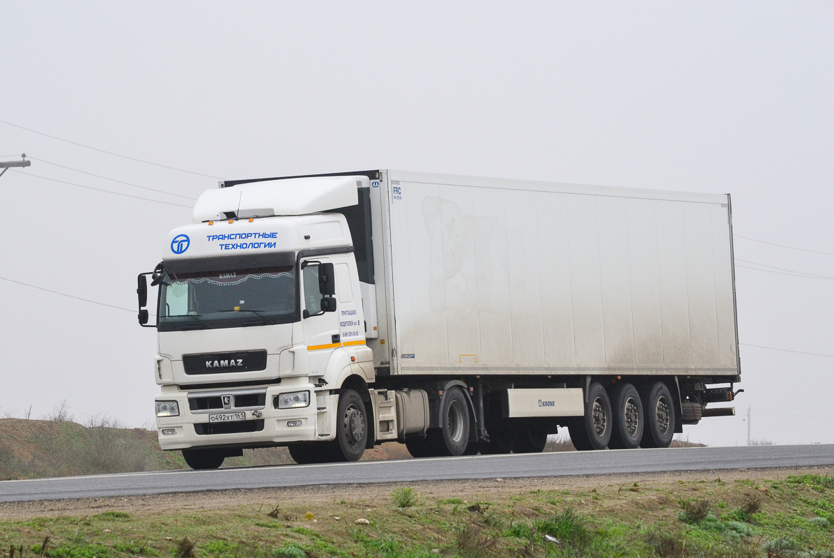 Ростовская область, № О 492 ХТ 161 — КамАЗ-5490-S5(87)