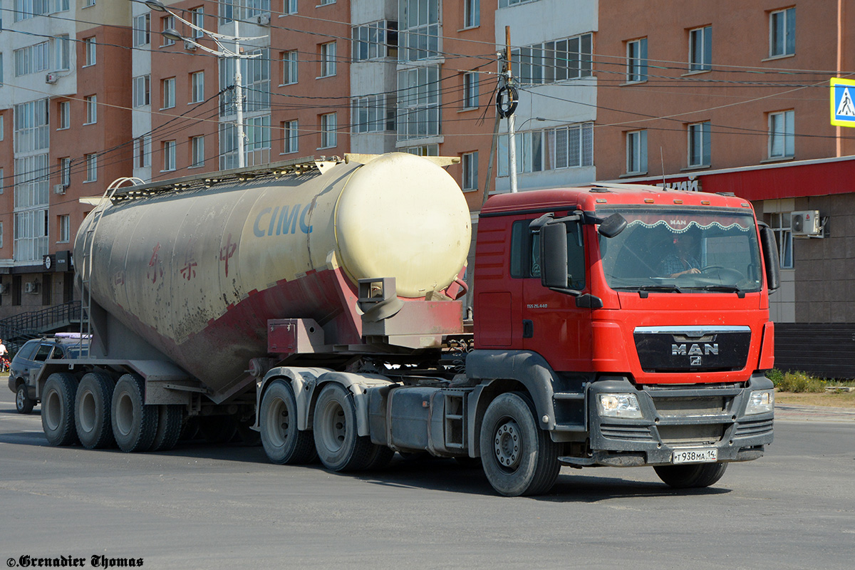 Саха (Якутия), № Т 938 МА 14 — MAN TGS 26.440