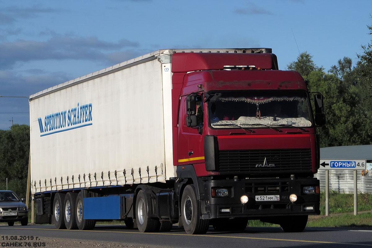 Ярославская область, № К 521 ММ 76 — МАЗ-5440A5