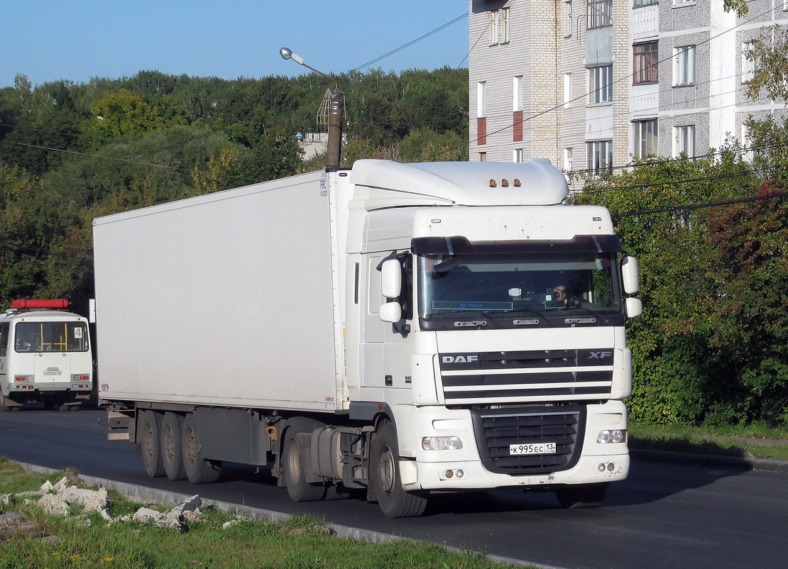 Мордовия, № К 995 ЕС 13 — DAF XF105 FT
