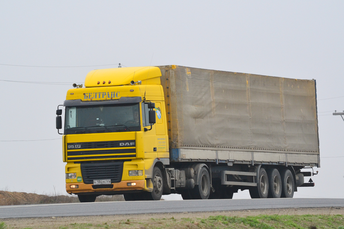 Саратовская область, № У 186 МС 64 — DAF 95XF FT