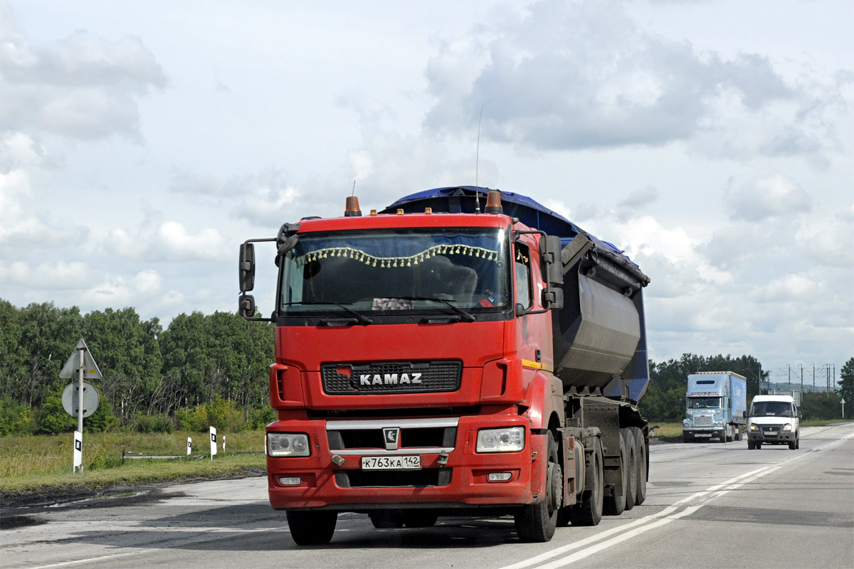Кемеровская область, № К 763 КА 142 — КамАЗ-5490-S5(87)
