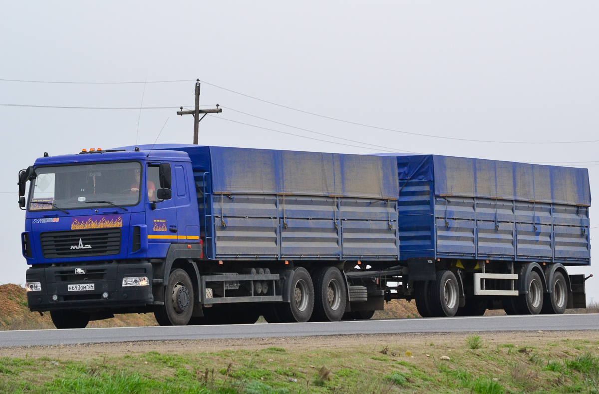 Волгоградская область, № Е 693 ОМ 134 — МАЗ-6312C9