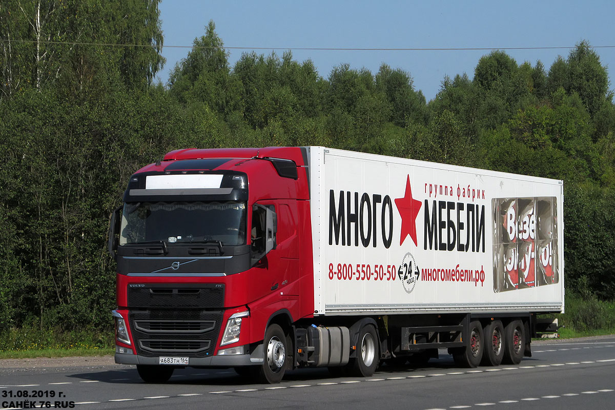Саратовская область, № А 683 ТН 164 — Volvo ('2012) FH.420 [X9P]