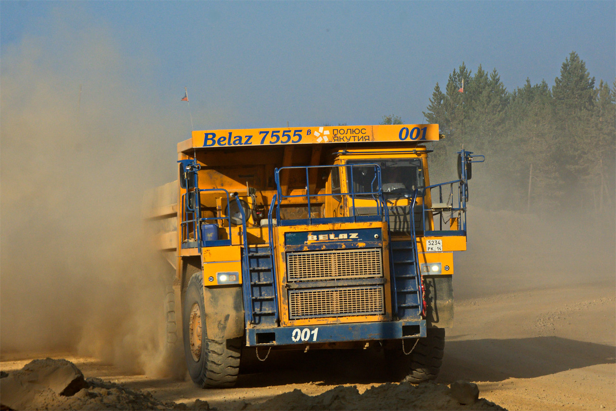 Саха (Якутия), № 001 — БелАЗ-7555