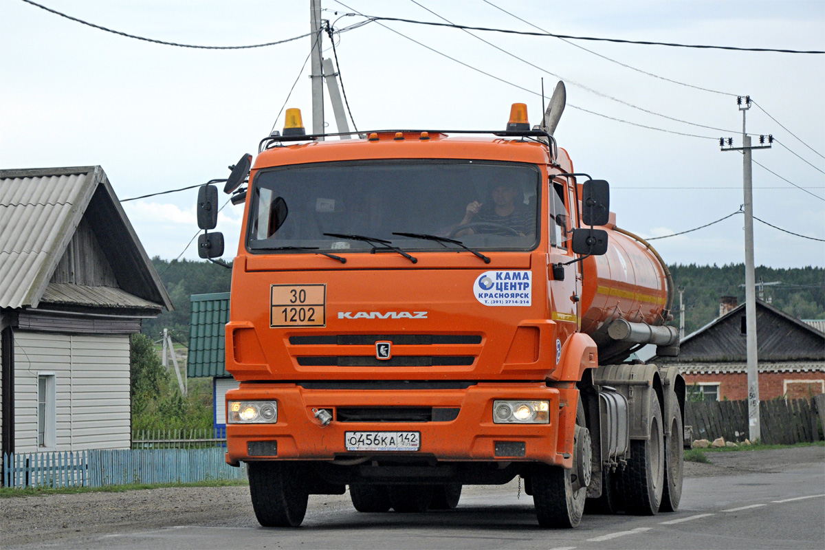 Кемеровская область, № О 456 КА 142 — КамАЗ-65115-L4(19)