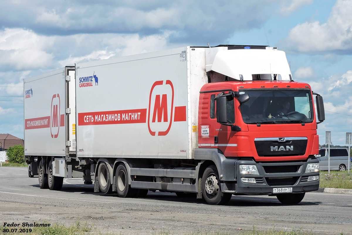 Тюменская область, № Т 368 ХР 72 — MAN TGS 28.360
