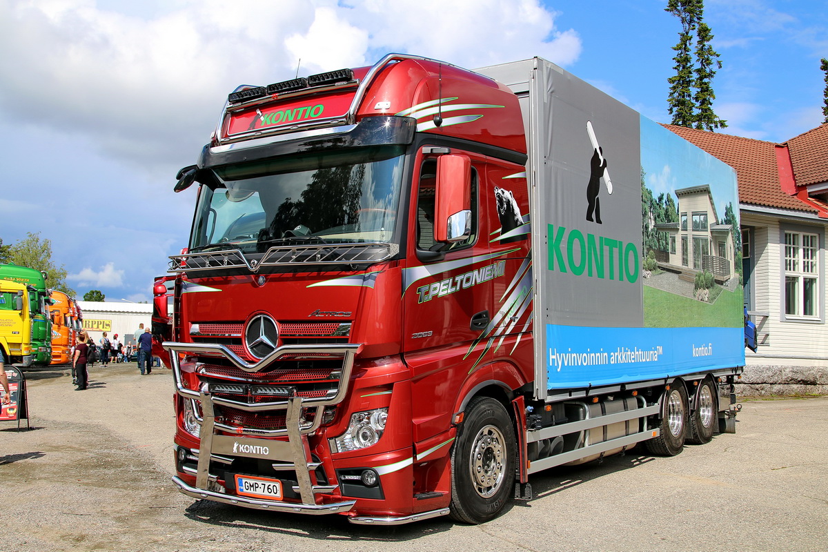 Финляндия, № GMP-760 — Mercedes-Benz Actros ('2011)