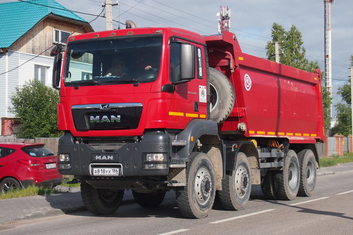 Ханты-Мансийский автоном.округ, № А 818 УХ 186 — MAN TGS 41.480