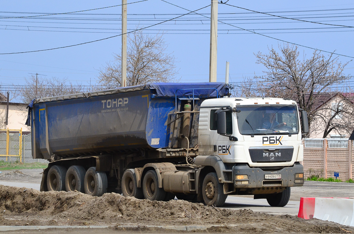 Волгоградская область, № У 440 ВО 178 — MAN TGS 33.440