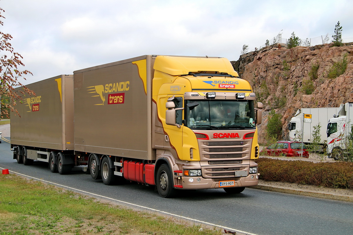 Финляндия, № OYS-907 — Scania ('2009-2011, общая модель)