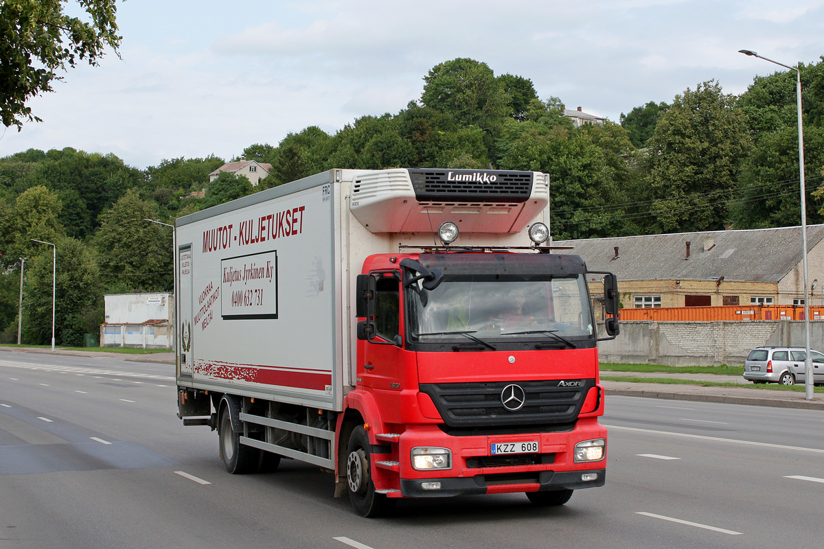 Литва, № KZZ 608 — Mercedes-Benz Axor 1829