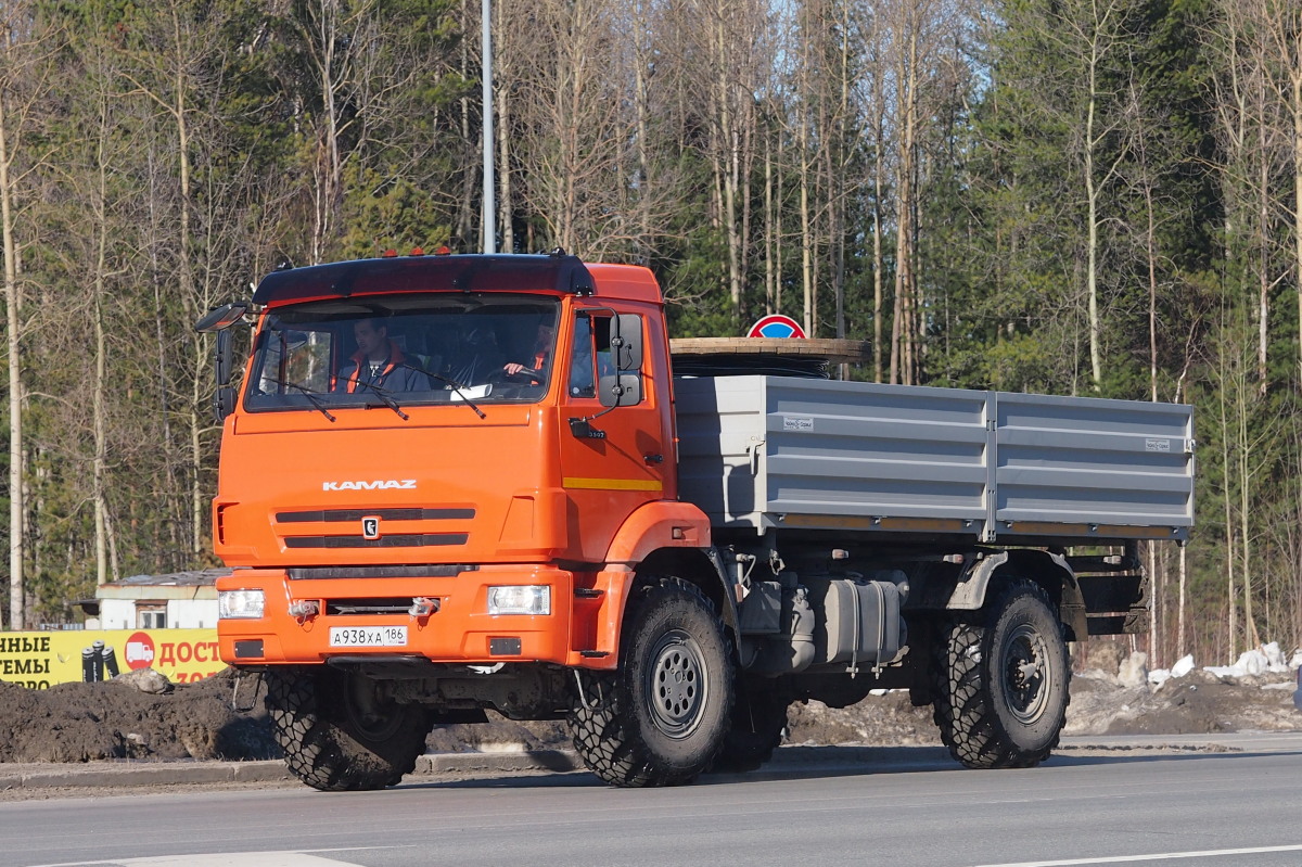 Ханты-Мансийский автоном.округ, № А 938 ХА 186 — КамАЗ-43502-D5(66)