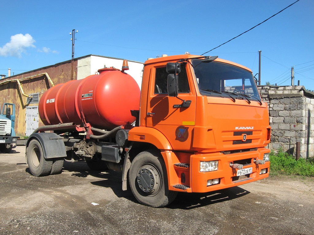 Тверская область, № Р 672 ОЕ 69 — КамАЗ-43253-H3(99)