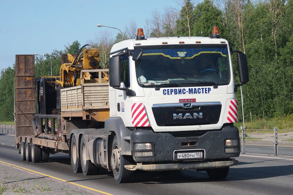 Башкортостан, № У 480 РН 102 — MAN TGS 26.440