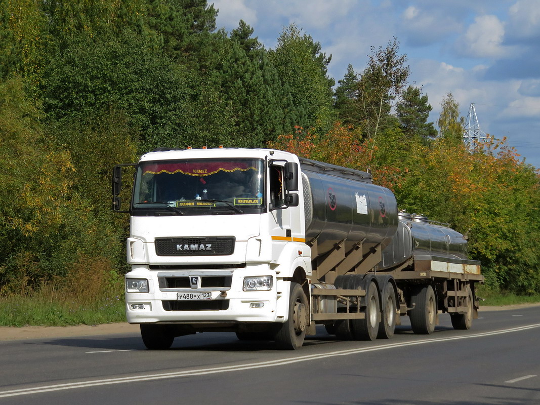 Кировская область, № У 488 РХ 123 — КамАЗ-65207-S5(87)