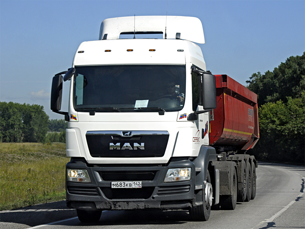 Кемеровская область, № М 683 КВ 142 — MAN TGS 18.440