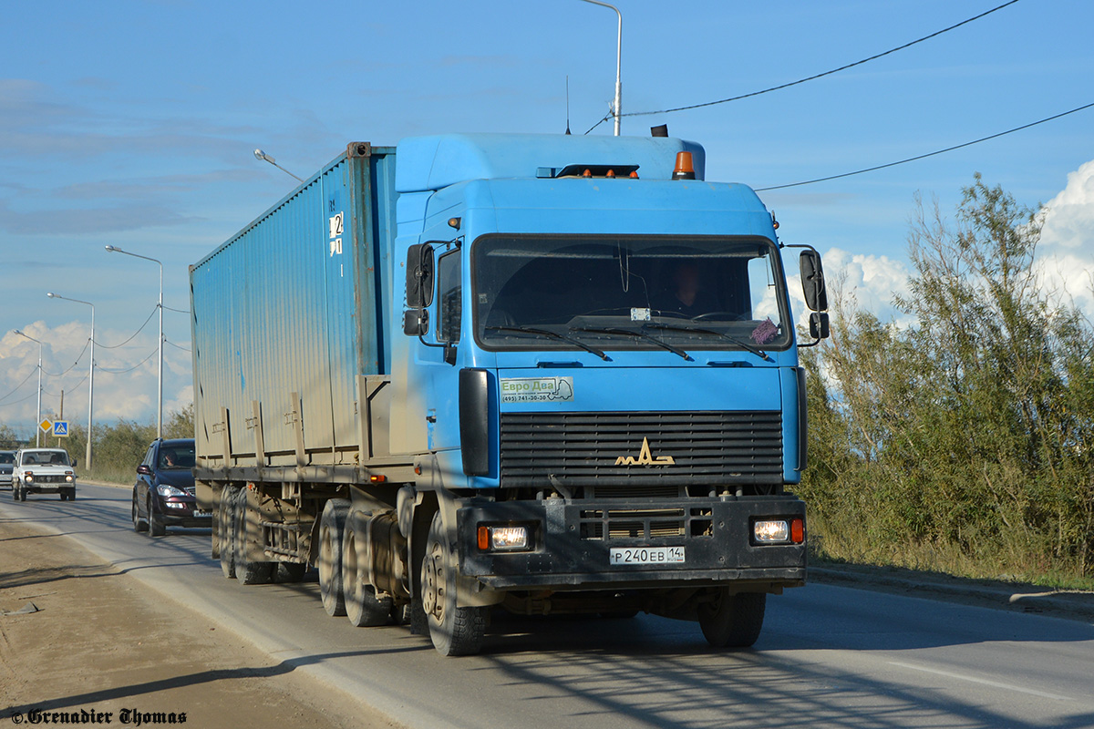 Саха (Якутия), № Р 240 ЕВ 14 — МАЗ-643008