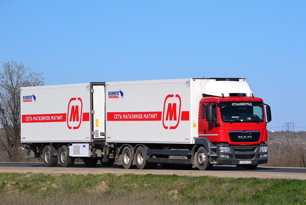 Волгоградская область, № У 243 СЕ 750 — MAN TGS 28.360