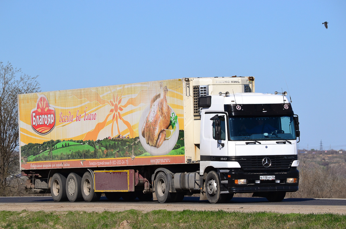 Ставропольский край, № В 118 НР 26 — Mercedes-Benz Actros ('1997) 1843