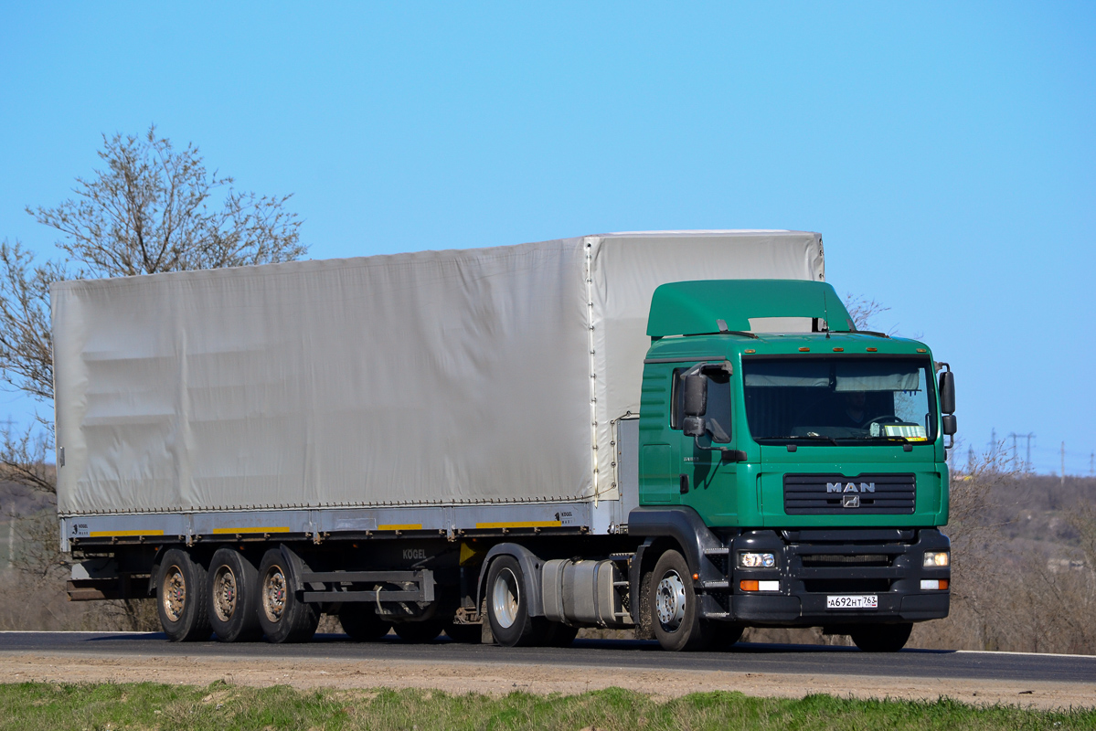 Самарская область, № А 692 НТ 763 — MAN TGA 18.360
