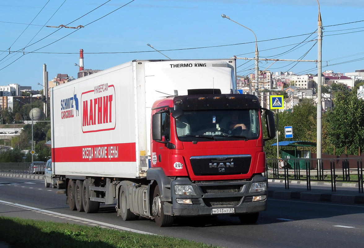 Орловская область, № Н 013 НТ 37 — MAN TGS 18.360
