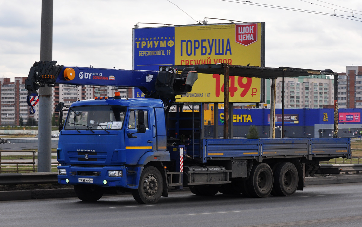 Омская область, № У 496 КР 55 — КамАЗ-65117-N3(78)