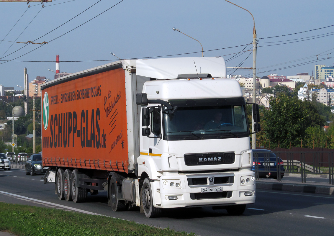 Калужская область, № О 414 ОО 40 — КамАЗ-5490-T5(68)