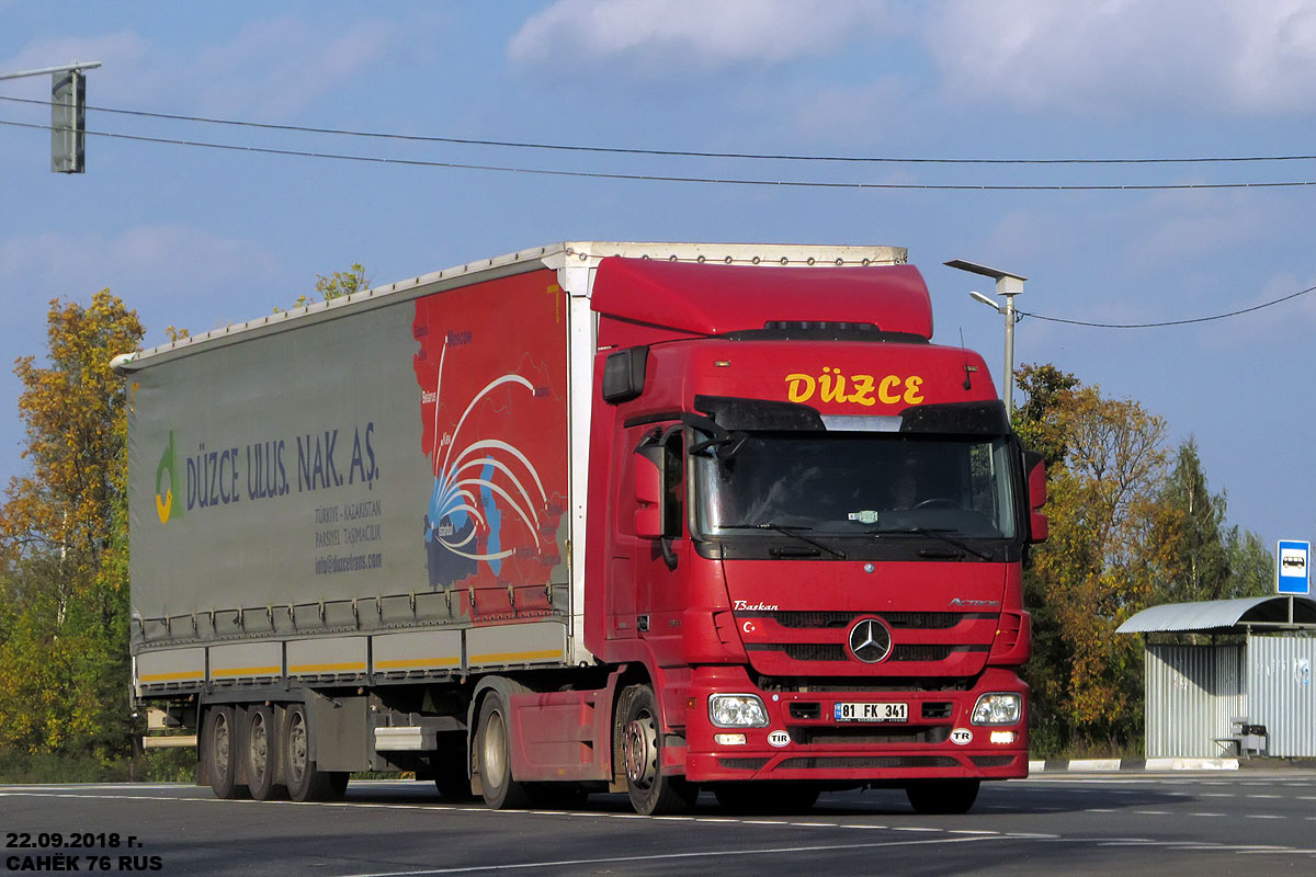 Турция, № 81 FK 341 — Mercedes-Benz Actros ('2009) 1844