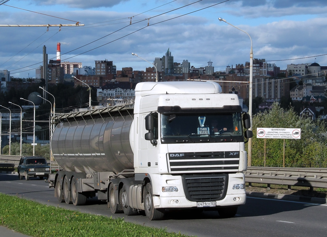Краснодарский край, № Е 471 СУ 123 — DAF XF105 FTG