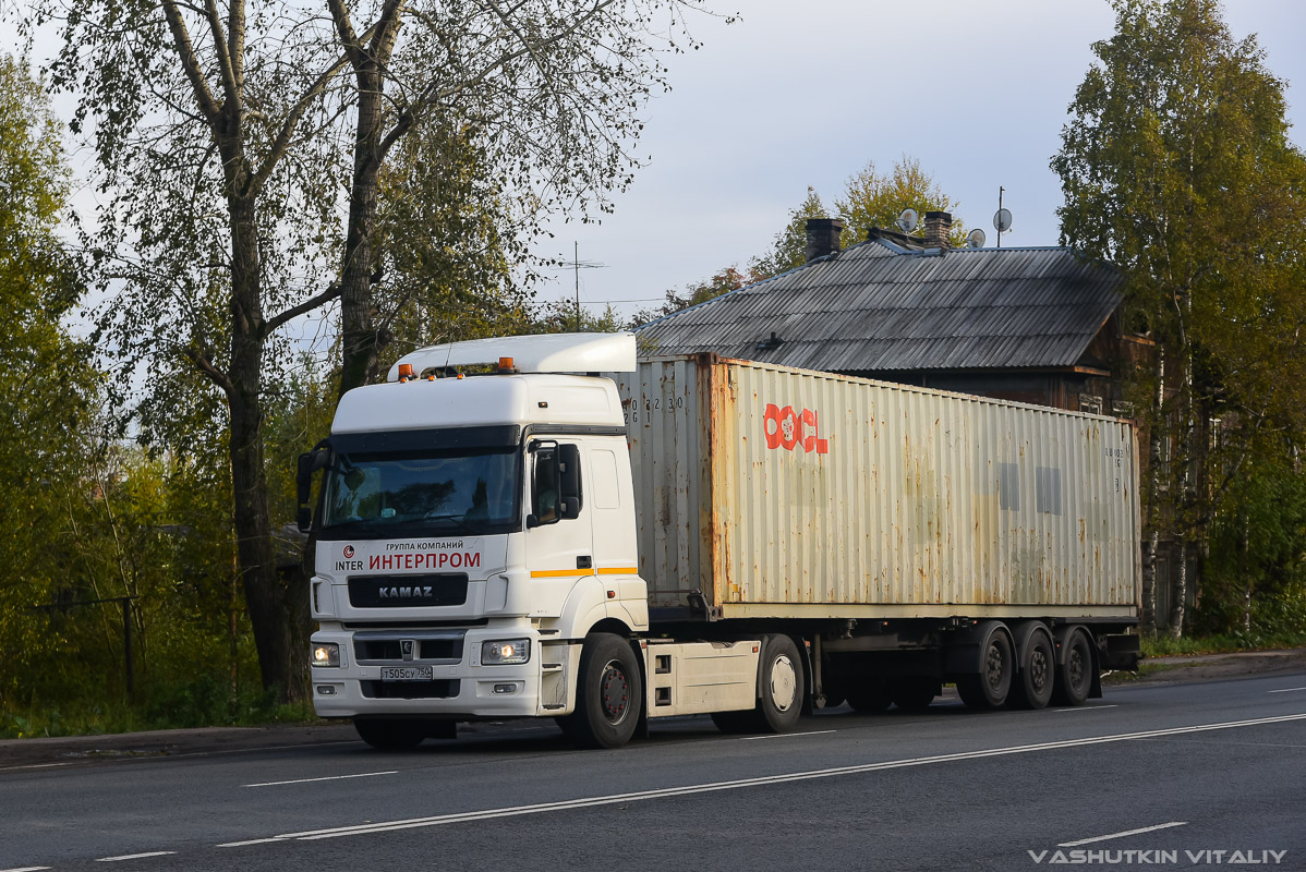 Москва, № Т 505 СУ 750 — КамАЗ-5490-T5(68)