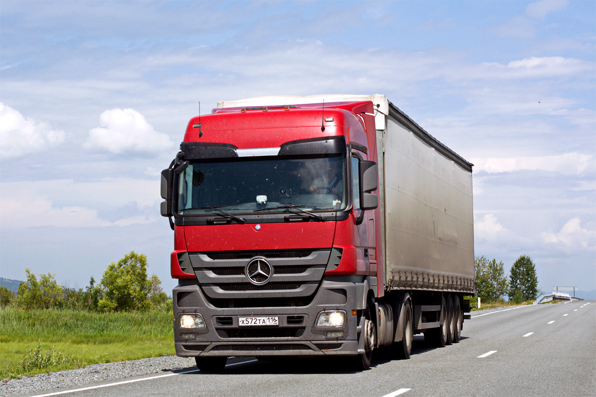 Татарстан, № Х 572 ТА 116 — Mercedes-Benz Actros '09 1841 [Z9M]