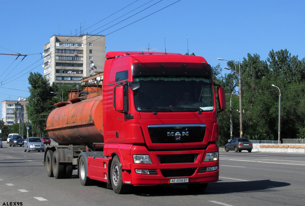 Днепропетровская область, № АЕ 0558 ВТ — MAN TGX ('2007) 18.440