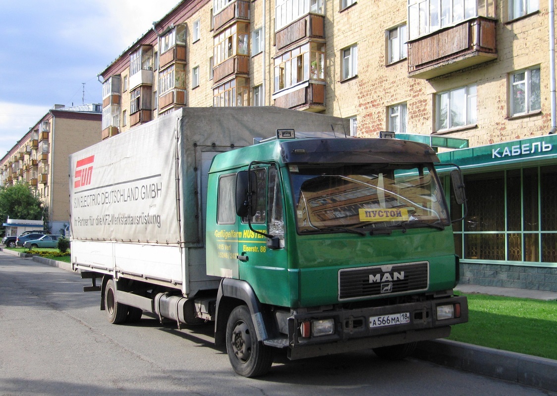 Удмуртия, № А 566 МА 18 — MAN L2000 (общая модель)