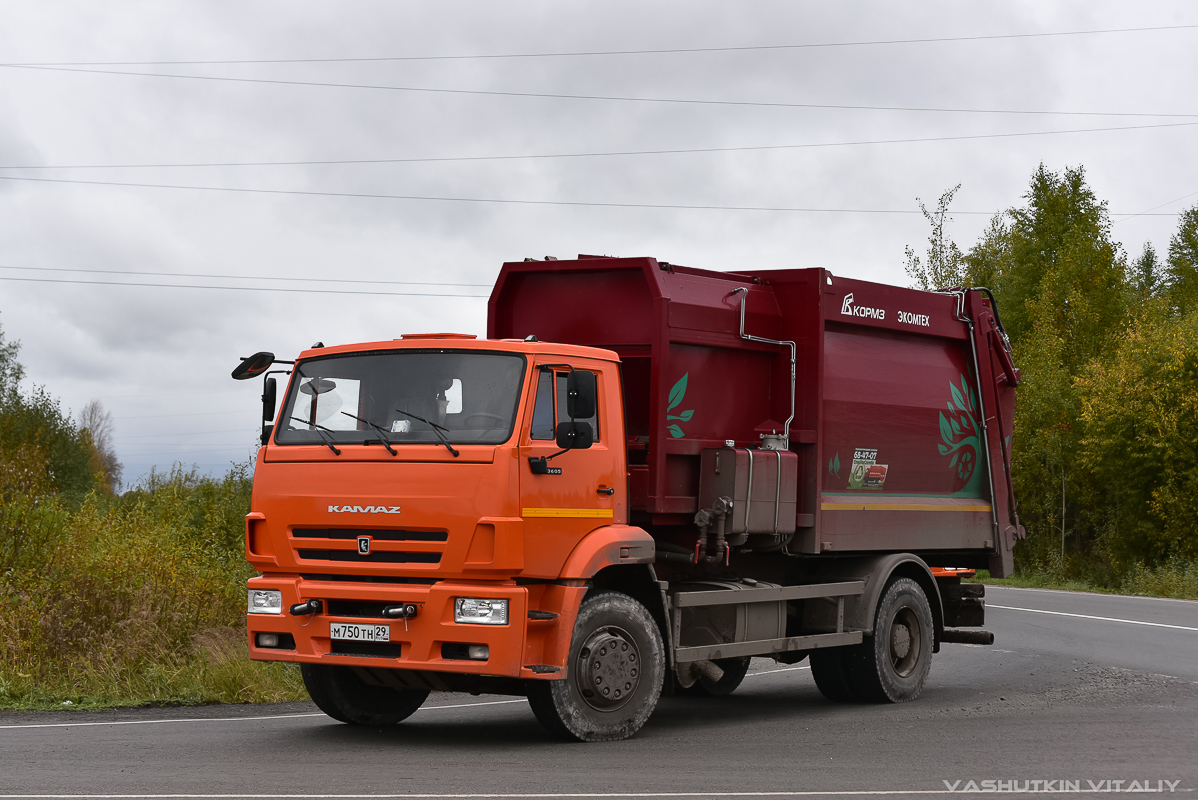 Архангельская область, № М 750 ТН 29 — КамАЗ-53605-A5(48)