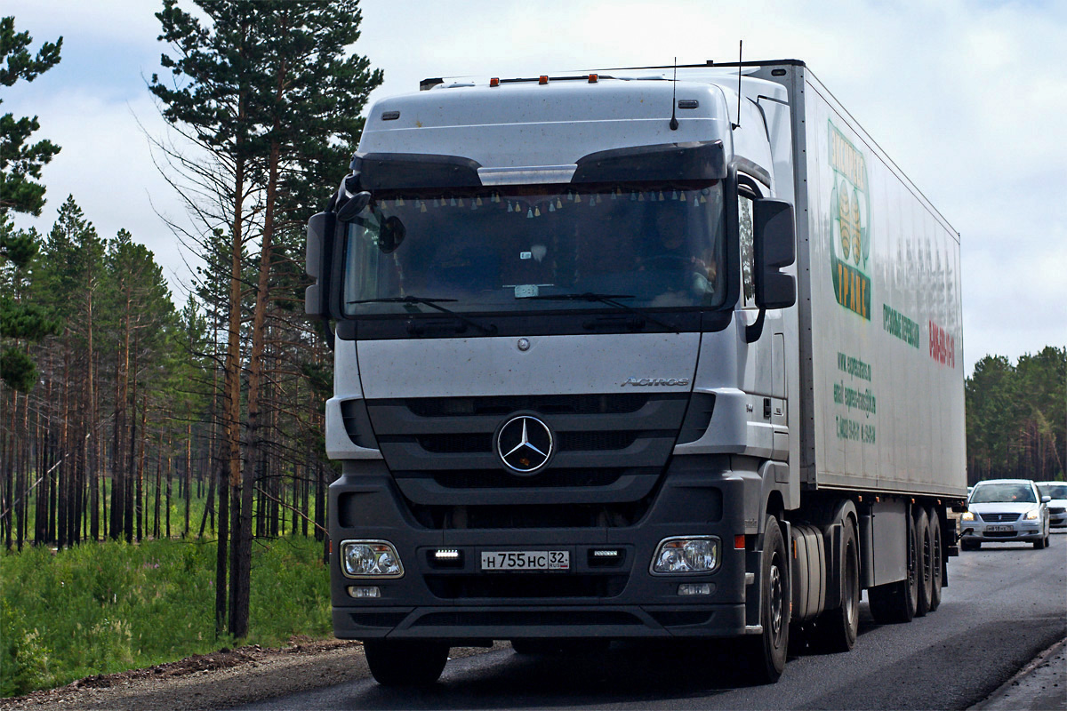 Брянская область, № Н 755 НС 32 — Mercedes-Benz Actros ('2009) 1844