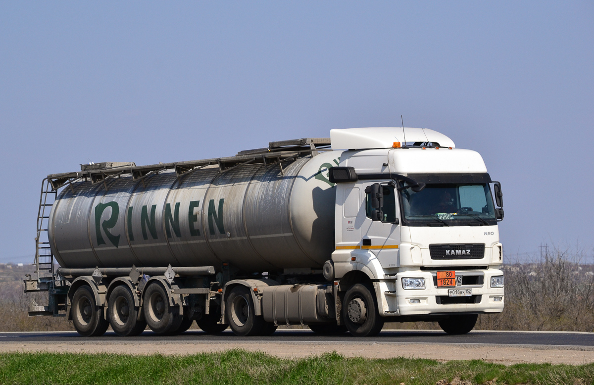 Нижегородская область, № Р 018 ВК 152 — КамАЗ-5490-S5(87)