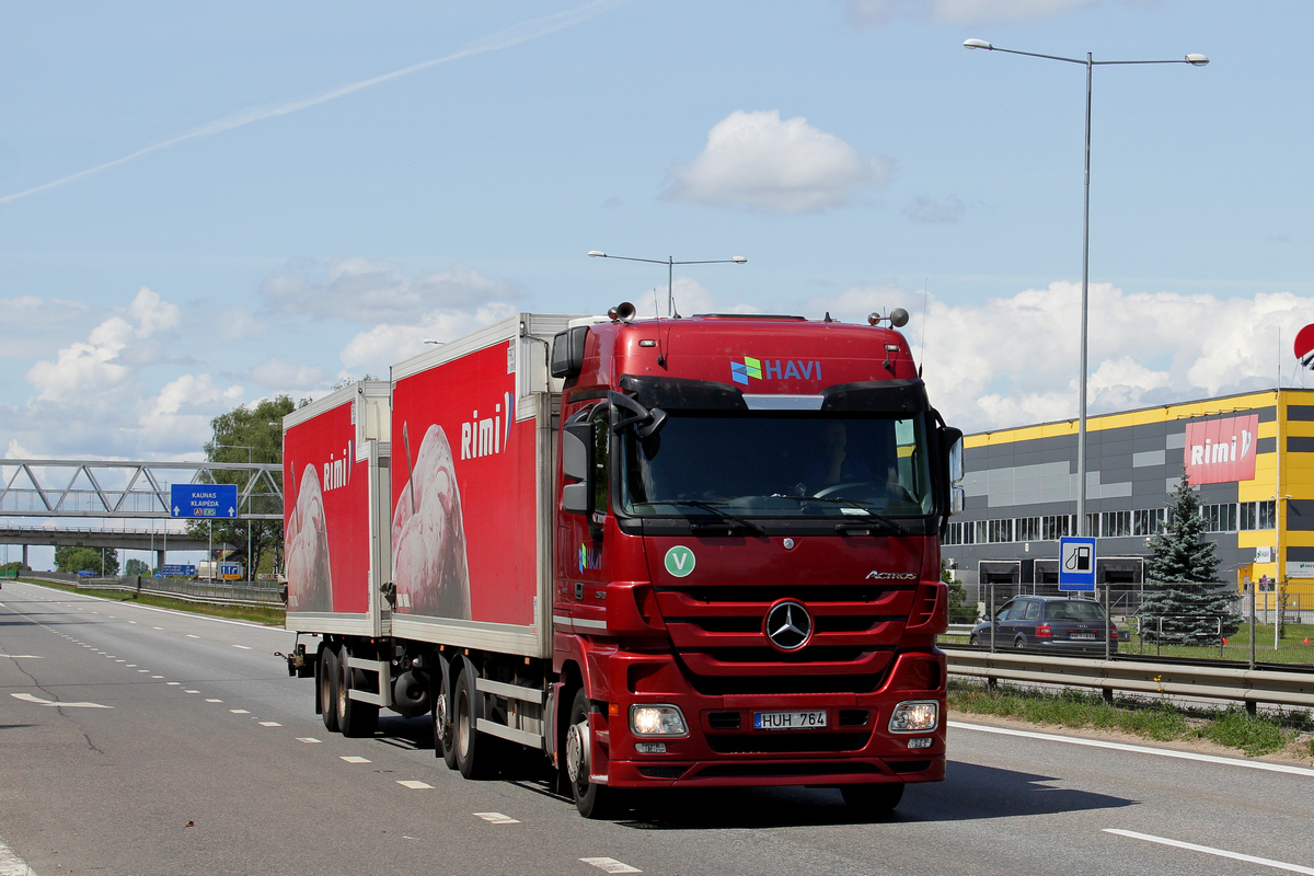 Литва, № HUH 764 — Mercedes-Benz Actros ('2009) 2546