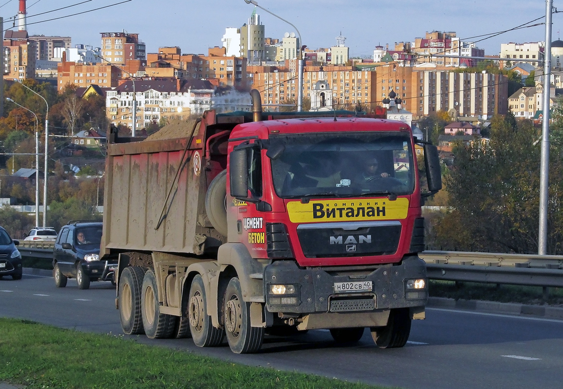 Калужская область, № Н 802 СВ 40 — MAN TGS 41.400