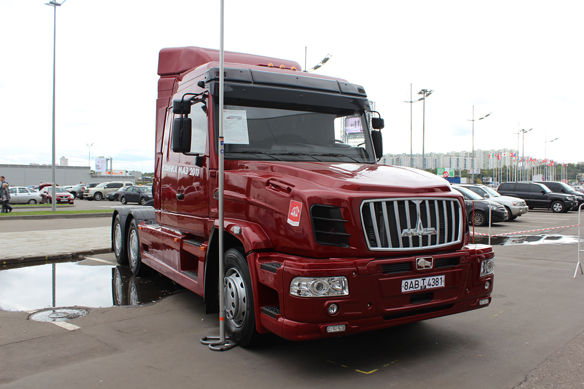 Минск, № 8АВ T 4381 — МАЗ (общая модель); Московская область — Выставка "Комтранс" — 2011