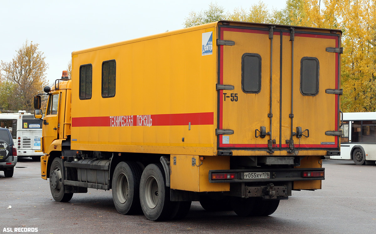 Санкт-Петербург, № Т-55 — КамАЗ-65115-L4(19)