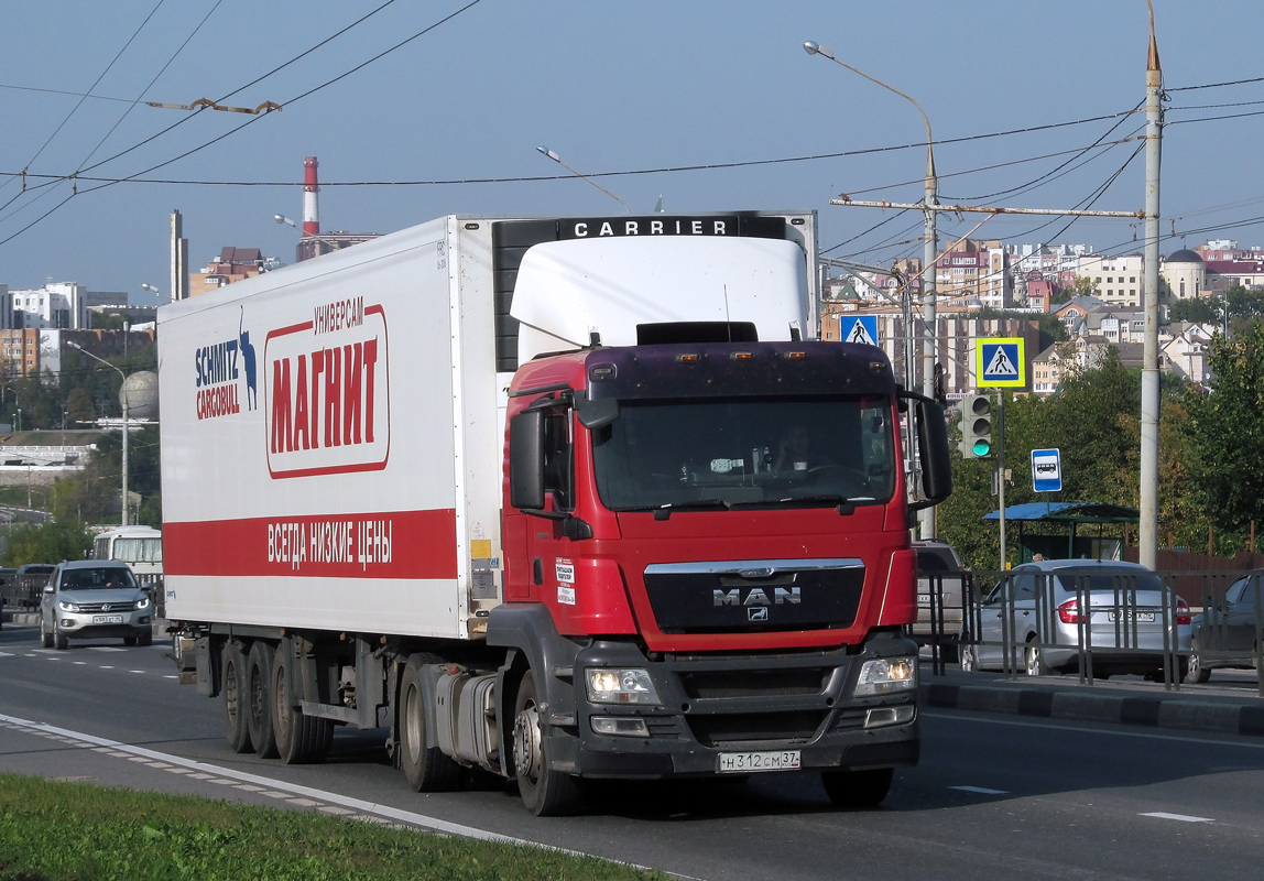 Краснодарский край, № Н 312 СМ 37 — MAN TGS 18.360