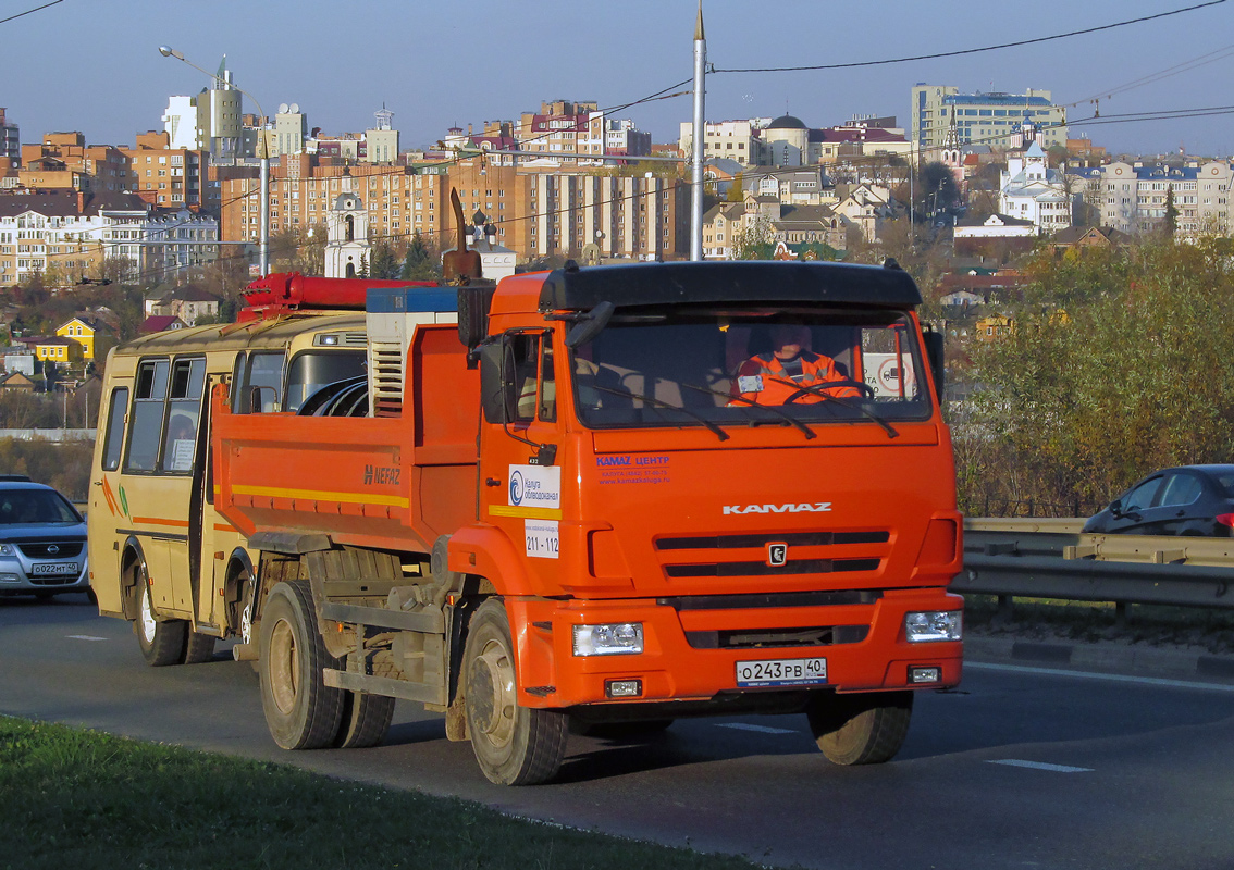 Калужская область, № О 243 РВ 40 — КамАЗ-43255-G5(69)