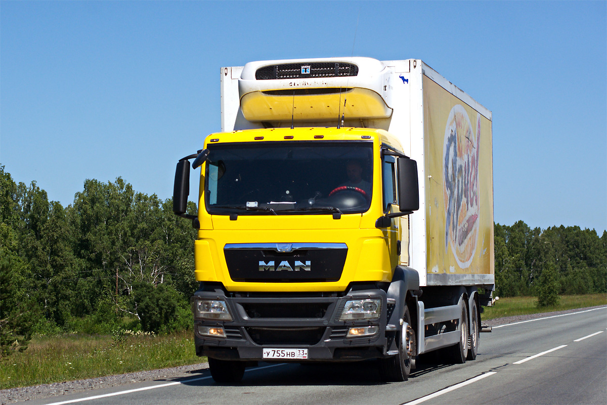 Новосибирская область, № У 755 НВ 33 — MAN TGS 28.360